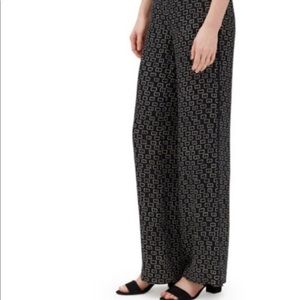 Lafayette 148 Black and Cream Pants